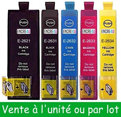 ENCRE4U - Cartouches d'encre compatibles T26 XL : OURS POLAIRE ( non OEM Epson )