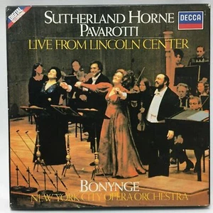 Sutherland Horne Pavarotti Live From The Lincoln Centre BONYNGE Cassette 1981 - Picture 1 of 3