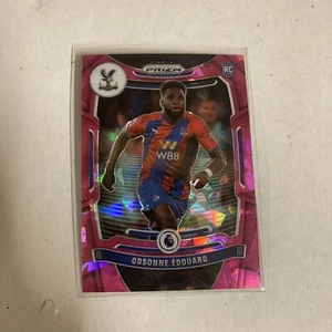 2021-22 Prizm Premier League Odsonne Edouard Pink Cracked Ice Rookie #294 Panini - Picture 1 of 4