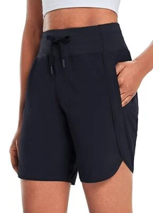 Women's 7" Long Running Shorts Athletic Workout Gym Quick Dry Hiking Shorts H... - Picture 1 of 7