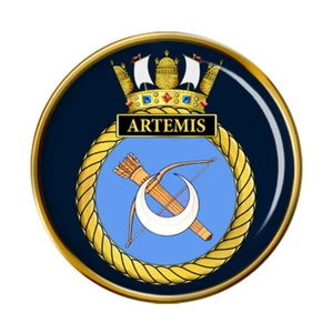 HMS Artemis, Royal Navy Pin Badge - Picture 1 of 3