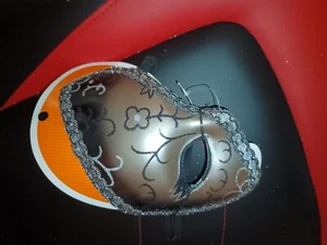 Half Face Plastic Mask Masquerade Party Halloween Costume Opera Dress Up - Picture 1 of 9