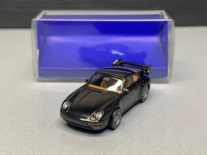 Porsche 911 Carrera 993 RS 3.8 Coupe sport car PKW schwarz Euro Modell H0 1:87 - Picture 1 of 12