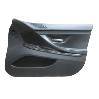 2013 BMW 650i Right Front Door Trim Panel 4dr Black Factory OEM Replacement Part - Image 1 of 4