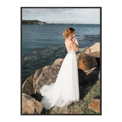 18x24 Aluminum Poster Frame 18x24 Metal Picture Frames with Real Glass Front - Image 1 of 4