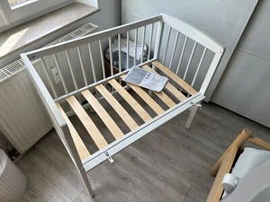 Polini Kids simple Babybett, Kinderbett, Beistellbett, weiß - Bild 1 von 3