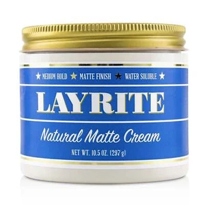 Layrite Natural Matte Cream (Medium Hold, Matte Finish, Water Soluble) 297g/... - Picture 1 of 8