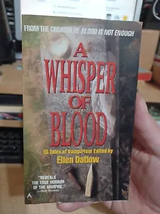 Whisper Of Blood by Ellen Dallow 1ST ACE PRINTING 18 VAMPIRE HORROR SHORT STORIE - Picture 1 of 9