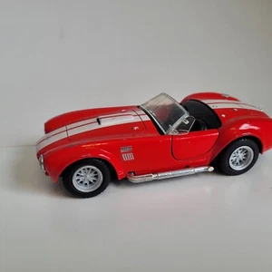 1965 Shelby Cobra 427 S/C Red with White Stripes Kinsmart See Description.  - Picture 1 of 12