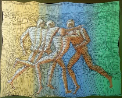 Arkadi Petrosyan "Cuestión poco clara" óleo sobre lienzo, 85x105 cm, bellas artes armenias Foto 1 de 3