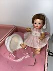 Vintage 1950s American Character Tiny Tears 11” Doll All Original In Trunk