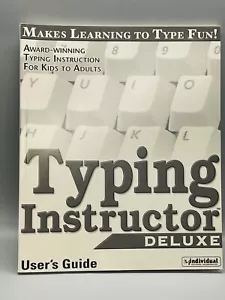 Typing Instructor Deluxe User Guide Manual. *No CD-ROM Disc* User's Guide Only - Picture 1 of 4