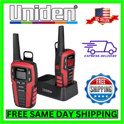 Uniden SX407-2CK 2-Way Radio 40 Mile Long Range Waterproof Pair Kids Heavy Duty - Image 1 of 4