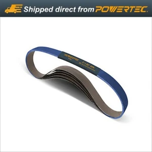 POWERTEC 1x30" 60 Grit Metal Grinding Zirconia Sanding Belt-6 PK(413006Z-6) - Picture 1 of 2