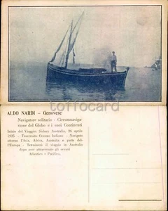 GENOVA CITTA'-GLOBETROTTER NAVIGATORE SOLITARIO ALDO NARDI 1925-C73-62 - Picture 1 of 1