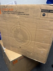 JBL - Subwoofer alimentado Stage 200P de 10 pulgadas - Espresso - Imagen 1 de 6