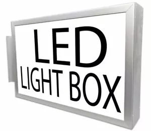 Shop Sign Light Box Heavy Duty LED Illuminated Projecting Sign box 94cm x61 cm - Picture 1 of 2