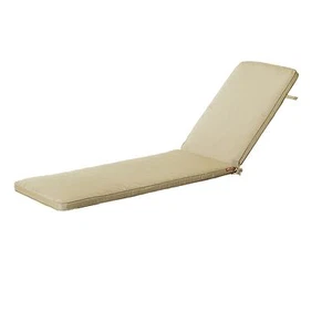 Beige Sunlounge Cushion Outdoor Setting Seat Sun Lounge Patio Chair UV Resistan - Picture 1 of 1