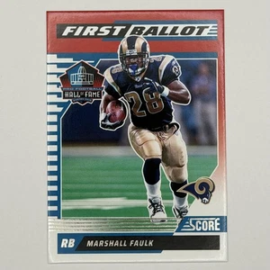 Primera votación 2025 Marshall Faulk #5 St. Louis Rams 10*5 - Imagen 1 de 2