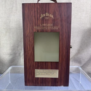 Jim Beam Legacy Scatola di Presentazione in Legno Uscita Internazionale SOLO SCATOLA NO BOTTIGLIA - Foto 1 di 9