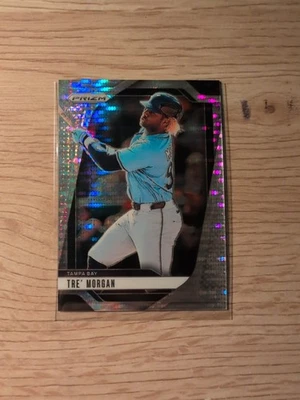 2025 Panini Prizm Tre' Morgan Tampa Bay Rays Pulsar Prizm #/499 - Image 1 of 3