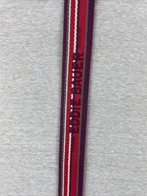 Eddie Bauer 100% cotton & Genuine leather belt outdoor outfitter - Image 1 of 4