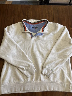 Sudadera Orvis Para Hombre XXL Blanca Polar Pullover Exterior Pesca Invierno Senderismo Foto 1 de 4