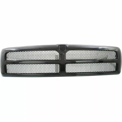 NEW Front Grille Matte Black Old Style For 1994-1998 Dodge Ram 1500 2500 3500 - Image 1 of 4
