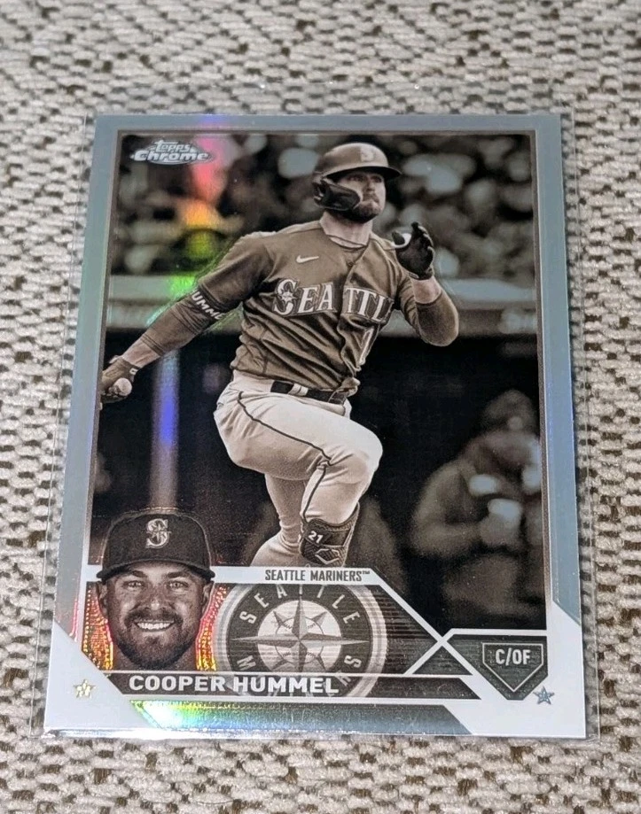 2023 COOPER HUMMEL TOPPS CHROME UPDATE SEPIA REFRACTOR #USC120 (MARINERS) - Image 1 of 1