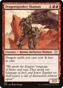 MTG Dragonspeaker Shaman  - Adventures in the Forgotten Realms Commander #330 - Picture 1 of 1