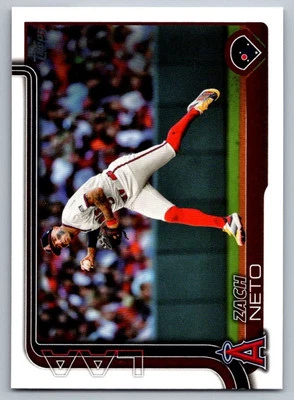 2025 Topps Zach Neto Los Angeles Angels #282 - Image 1 of 2