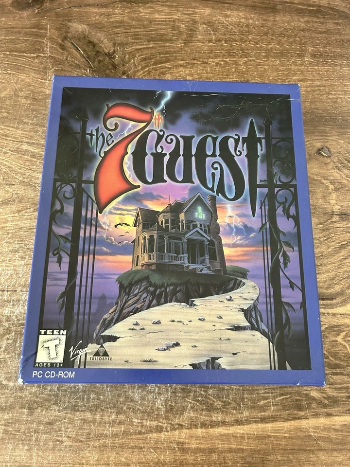 The 7th Guest 1992 PC CD-ROM Video Game Complete Big Box - Horror Adventure - Image 1 of 4