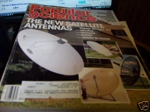 Popular Science 12/1985 New Satellite Antennas - Picture 1 of 1