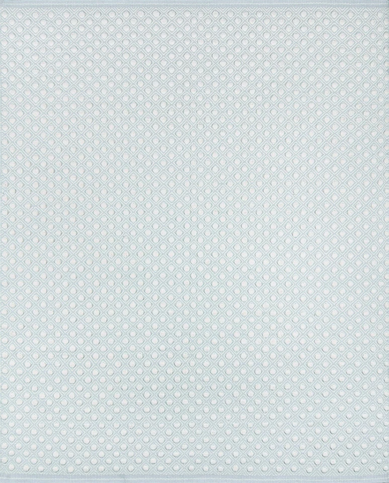 Erin Gates by Momeni Langdon Windsor Blue Hand Woven Wool Area Rug 3'9" X 5'9" - Image 1 of 4