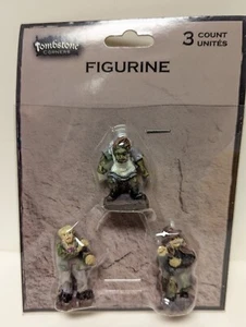 Tombstone Corners Figurines 3 Monsters Halloween Village Decorations Lemax NEW - Picture 1 of 2