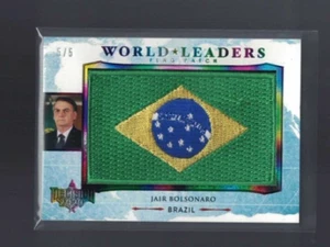 Jair Bolsonaro 2024 Decision World Leaguers Flag Patch Brazil #5/5 !! - Picture 1 of 1