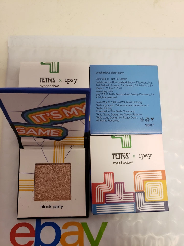 Set of 4 Tetris x Eyeshadow SET: Block Party  2g IPSY samples - Image 1 of 2