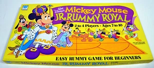 Whitman Publishing 1979 : Jr. Rummy Royal - Mickey Mouse Edition - For Beginners - Picture 1 of 4