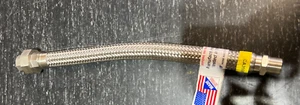 Hose Master CA316HP-0075-012 3/4" x 12" PressureMax 316 SS Corrugated Metal Hose - Picture 1 of 2