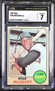 1968 Topps #290 Willie McCovey San Francisco Giants - CSG 7 NrMt - Picture 1 of 2