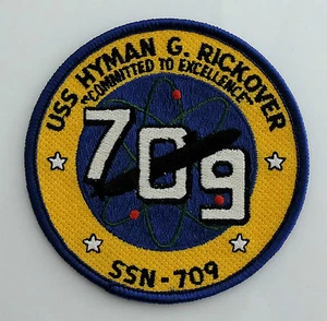 USS Hyman G. Rickover SSN 709  Submarine Patch 3 1/2" - Picture 1 of 1