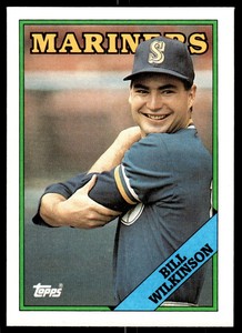 1988 Topps Bill Wilkinson Rookie Seattle Mariners #376