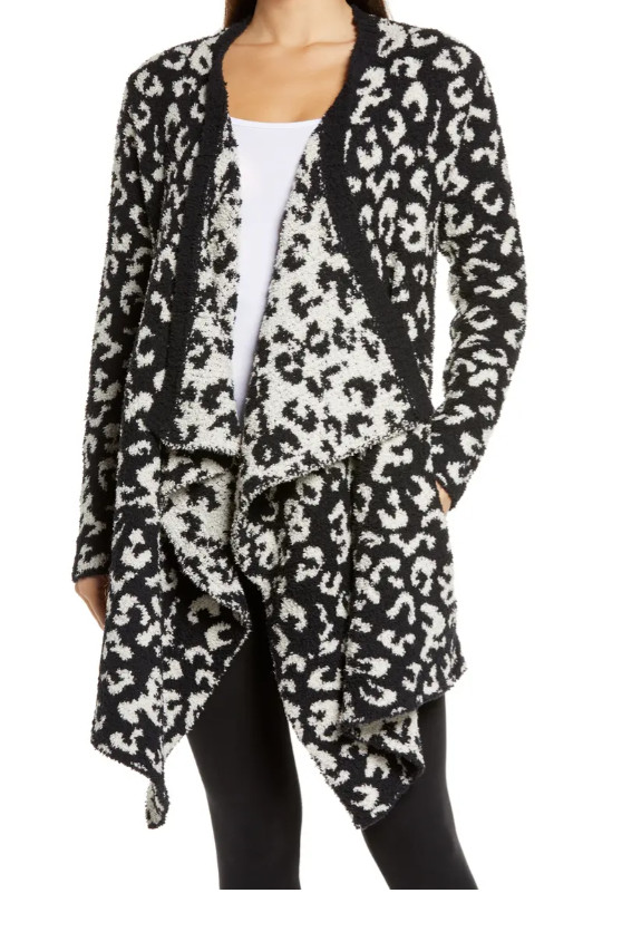 NEW UGG Phoebe Wrap Cardigan in Black 