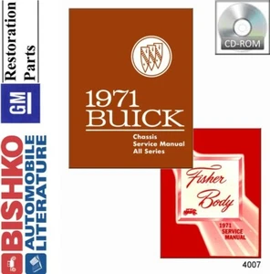1971 Buick Service Shop Repair Manual CD - Picture 1 of 1