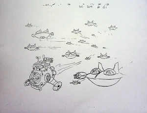 Bucky O'Hare and the Toad Wars TV Series 1991 Production COPY MODEL SHEET Marvel - Picture 1 of 2