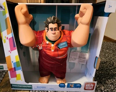Figura de acción exclusiva de Disney Store Wreck it Ralph Fist Pounding Talking 15" Foto 1 de 2