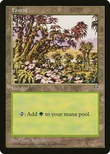 Forest (D) Mirage PLD Basic Land MAGIC THE GATHERING MTG CARD ABUGames