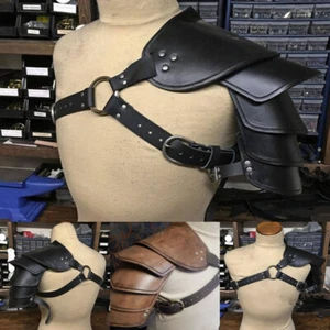 Medieval Single Shoulder Armor Gladiator Battle Knight Pauldrons Costume - Picture 1 of 12