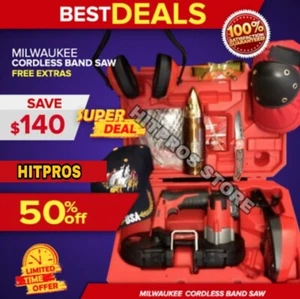 SIERRA DE CINTA SUBCOMPACTA INALÁMBRICA MILWAUKEE M12, NUEVA, EXTRAS GRATIS ENVÍO RÁPIDO - Imagen 1 de 11