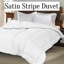 Hotel Collection Satin Stripe Cotton Rich Duvet 4.5 7.5 10.5 TOG